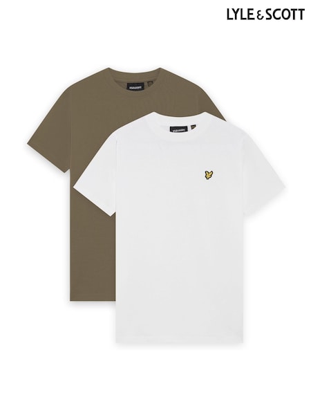 Green - Lyle & Scott Multipack T-shirts 2 Pack