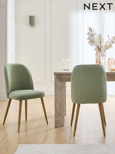 Set Of 2 Valencia Upholstered Dining Chairs