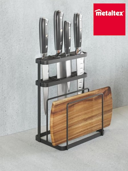 Metaltex Tokyo Knife And Cutting Board Organiser