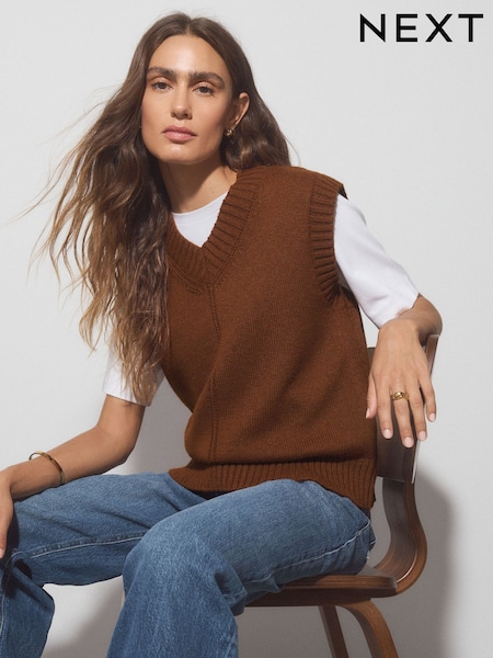 Rust - V-neck Tank