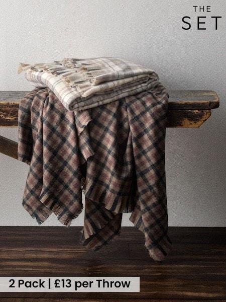 The Set 2 Pack Cosy Throws