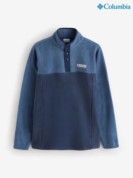 Blue - Regular Columbia Steens Mountain Half Snap Fleece