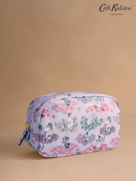 Light Blue Moomin Flower Clouds - Cath Kidston Cosmetics Pouch