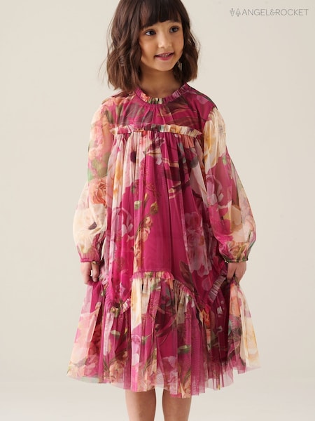 Pink - Angel & Rocket Isadora Mesh Dress