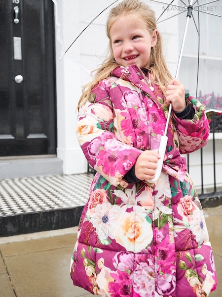 Pink - Angel & Rocket Esme Bow Belt Coat