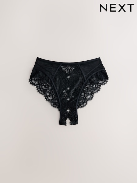 Black - Lace Knickers