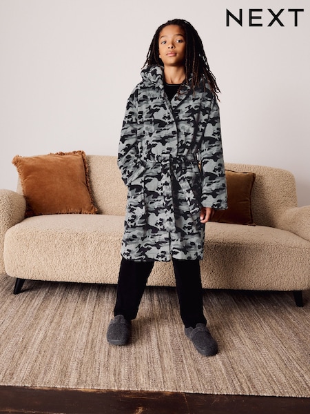 Grey Camo - Robe (1.5-16yrs)