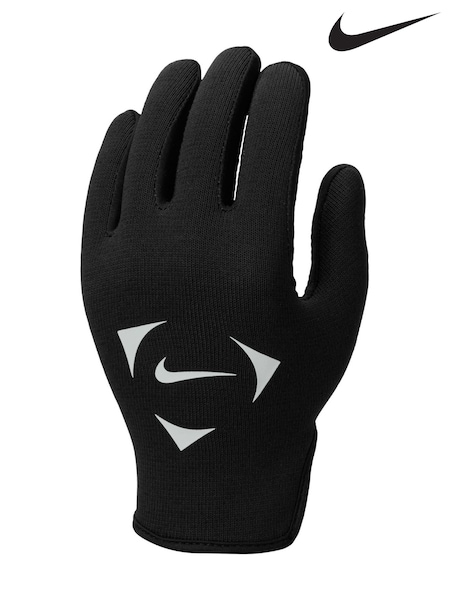 Black - Nike Academy Football Gloves