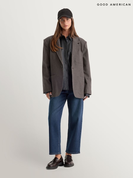 Blue - Good American Vintage Barrel Ankle Jeans