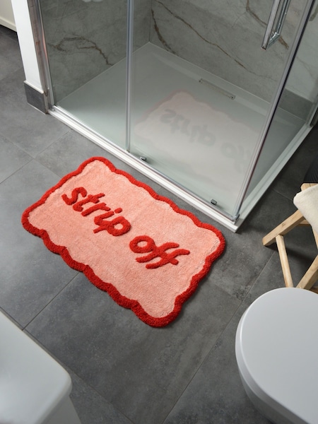 Mooky Mats Strip Off Slogan Bath Mat