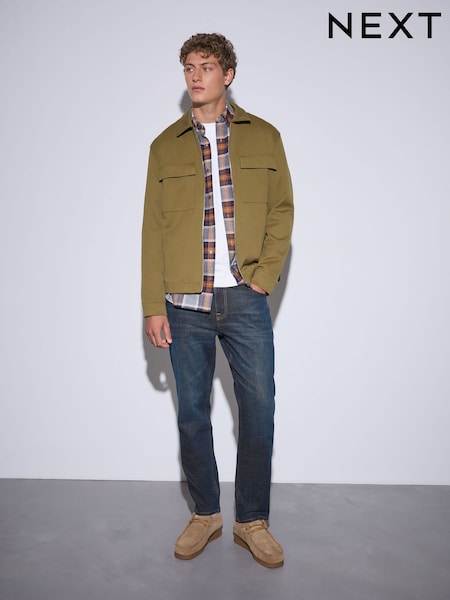 Dark Blue - Slim Fit Classic Stretch Jeans