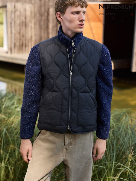 Black - Regular N. Premium Onion Quilted Gilet