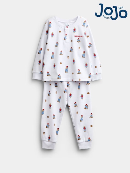 White Paddington - Jojo Maman Bébé Jersey Pyjamas
