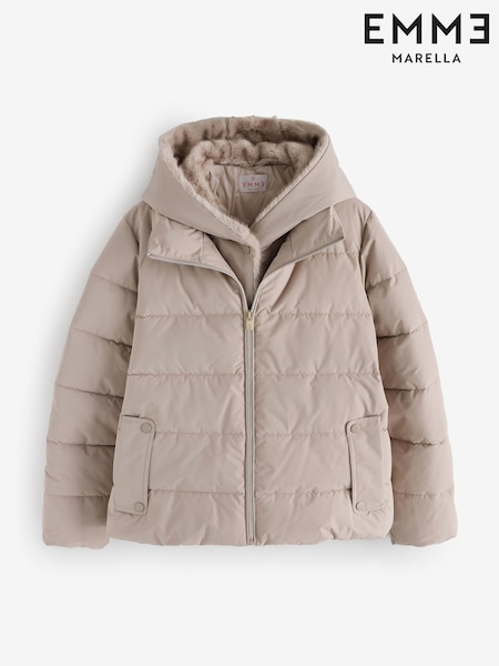 Natural - Emme By Marella Candore Puffer Jacket