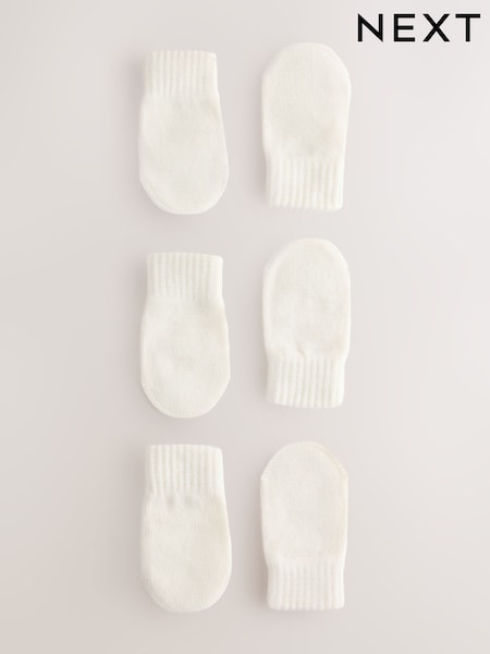Ecru - Magic Mittens 3 Pack (3mths-6yrs)