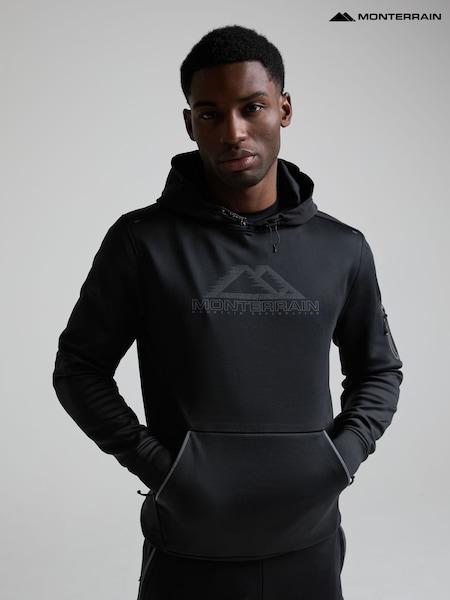 Black - Regular Monterrain Speed 4.0 Poly Fleece Oth Hoodie