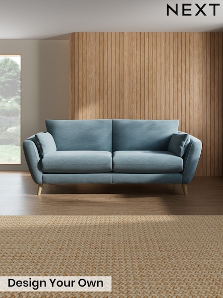 Fine Chenille Easy Clean/Mid Blue - Orlo