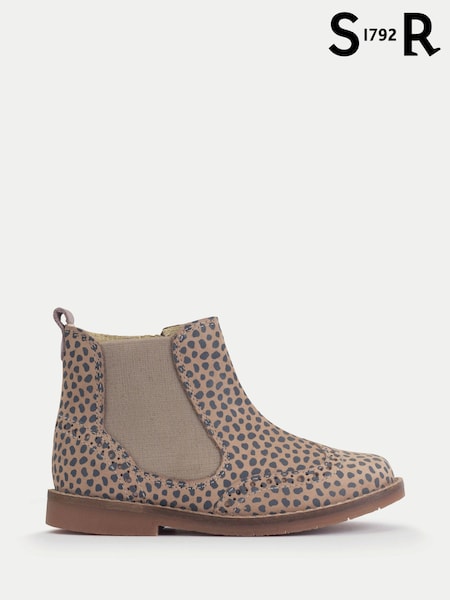 Natural - Start-rite Bramble Zip-up Chelsea Inspired Ankle Boots