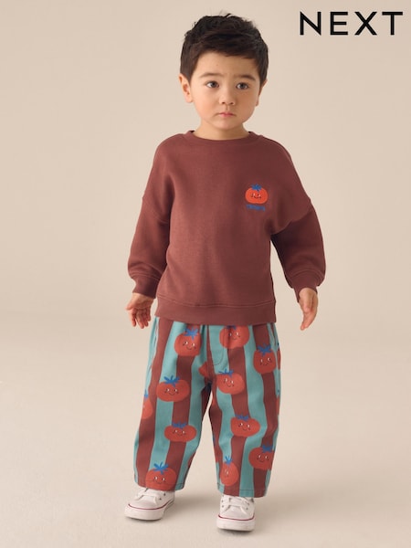 Red/Blue - Long Sleeve Top And Trousers Set (3mths-7yrs)