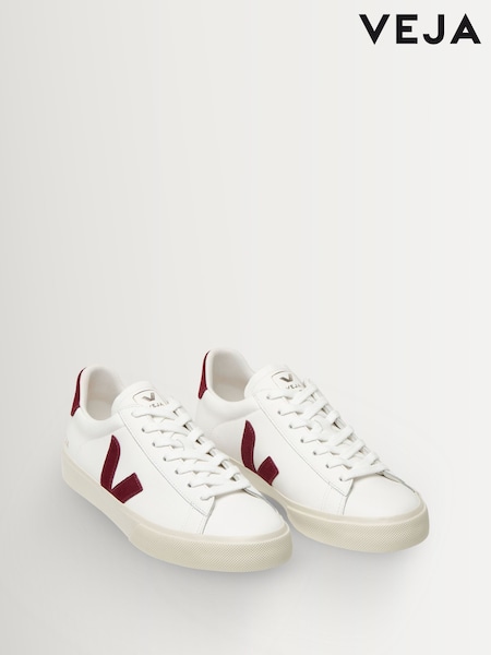 White/Red - Veja Campo Trainers