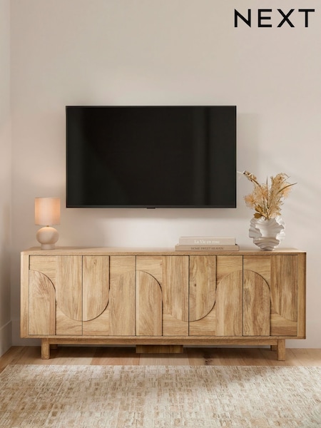 Arches Wood Effect Tv Unit
