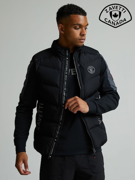 Black - Regular Zavetti Canada Tallorro Gilet