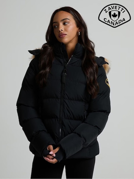 Black - Zavetti Canada W Valleria Puffer Jacket