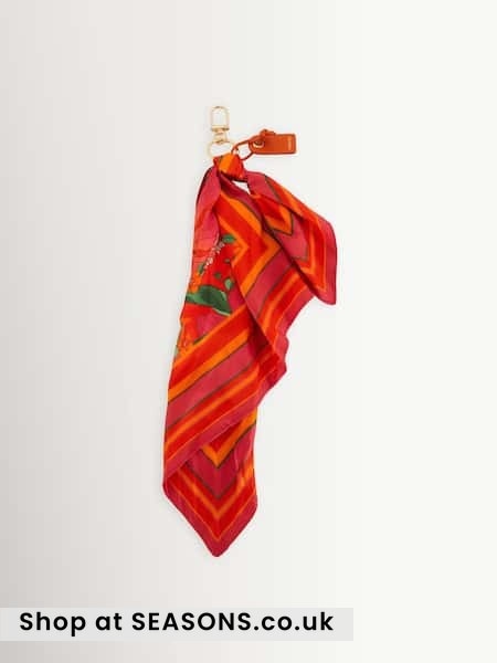 Red - Farm Rio Pietra Keychain Scarf