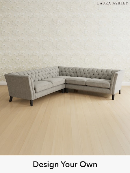 Orla/Pale Steel Grey Chatsworth Button Back By Laura Ashley (W03782) | £3,150
