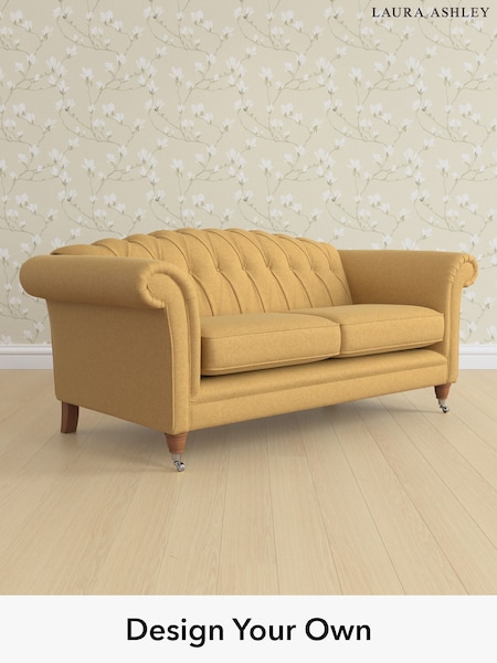 Peyton/Ochre Yellow Gloucester Button Back By Laura Ashley (W03797) | £1,350
