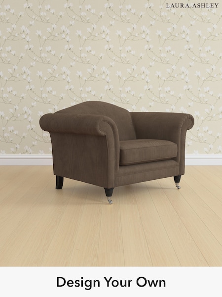 Sinclair Cord/Chocolate Brown Gloucester By Laura Ashley (W03812) | £950