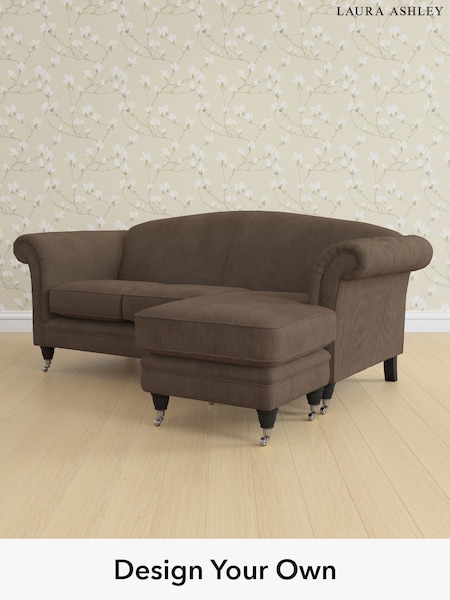 Sinclair Cord/Chocolate Brown Gloucester By Laura Ashley (W03812) | £1,800
