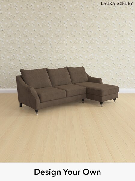 Sinclair Cord/Chocolate Brown Beverley By Laura Ashley (W03821) | £2,175