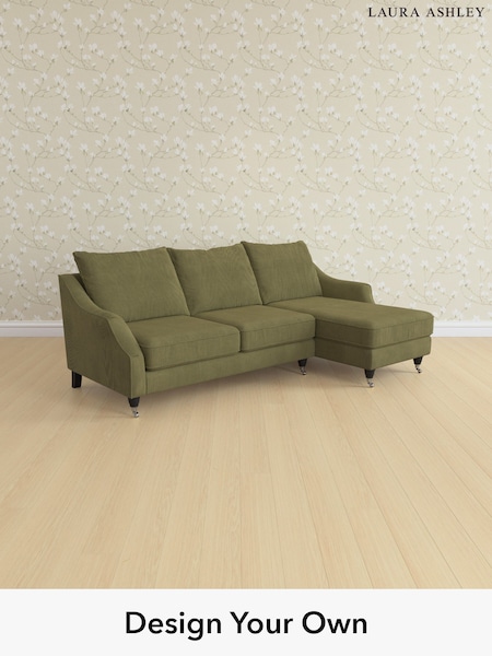 Sinclair Cord/Ivy Green Beverley By Laura Ashley (W03822) | £2,175