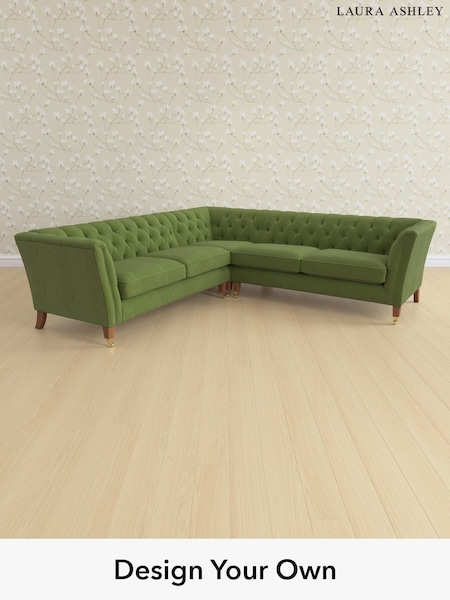 Tichwell/Olive Green Chatsworth Button Back By Laura Ashley (W03834) | £2,850