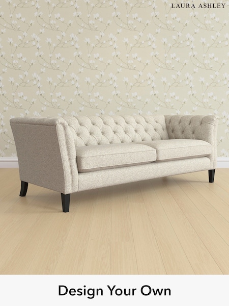 Tichwell/Stone Natural Chatsworth Button Back By Laura Ashley (W03836) | £1,550