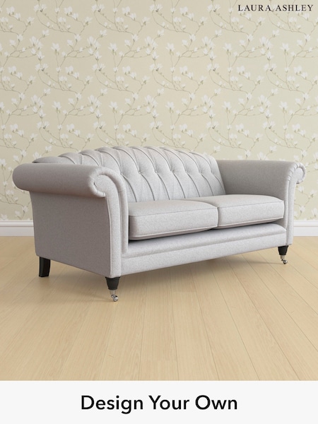 Wooton/Pale Steel Grey Gloucester Button Back By Laura Ashley (W03856) | £1,350