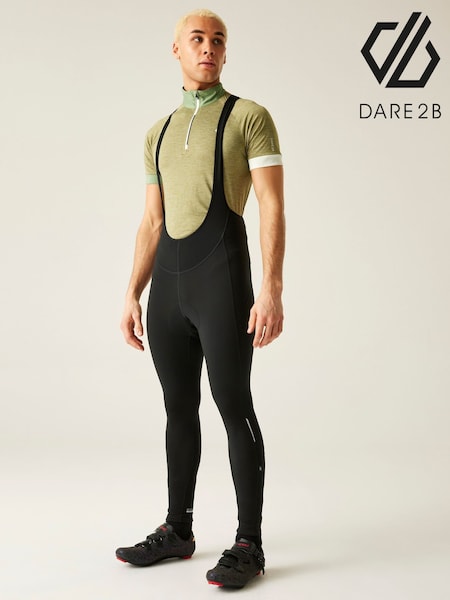 Dare 2b AEP Virtuous Bibbed Cycle Black Tights (W03953) | £56