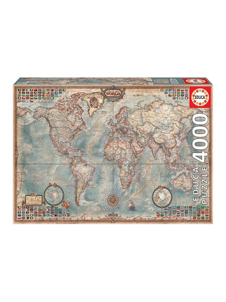 University Games Natural Historical World Map 4000pc Puzzle (W04028) | £30