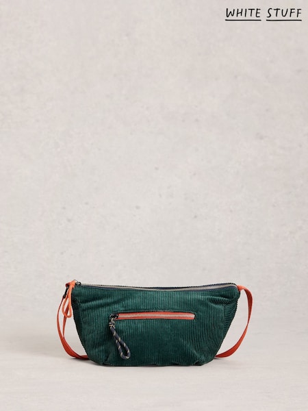 White Stuff Green Meadow Corduroy Bag (W04698) | £45