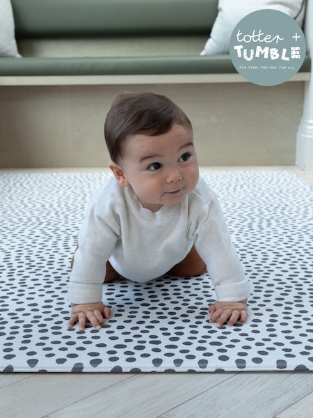 Totter + Tumble Black/White Light Blue Grey The Scout + Wanderer Compact Size Playmat (W04842) | £160