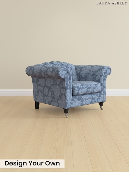 Tamara/Dusky Seaspray Blue Gloucester Button Back By Laura Ashley (W05278) | £1,050