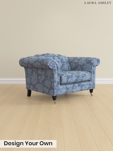 Tamara/Dusky Seaspray Blue Gloucester Button Back By Laura Ashley (W05278) | £1,150