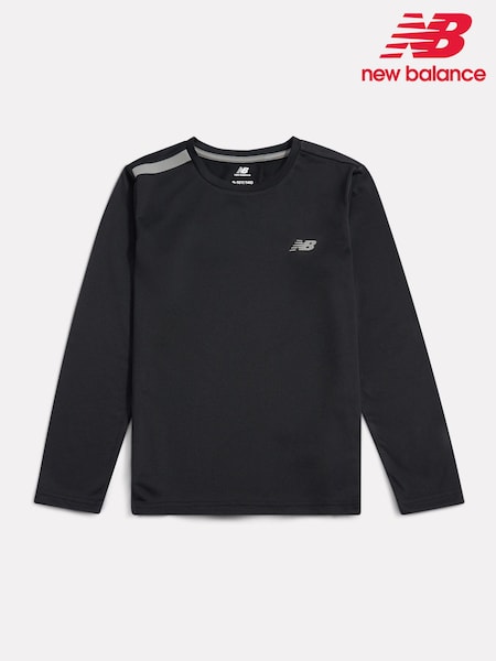 New Balance Black Reflective Long Sleves T-Shirt (W05567) | £25 - £30