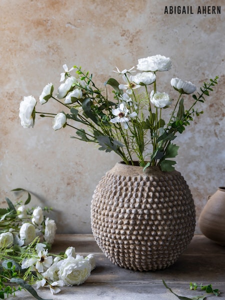 Abigail Ahern White Artificial Summer Garden Bunch (W05949) | £50