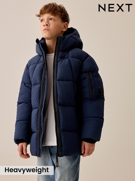 Navy Blue - Utility Padded Coat (3-16yrs)