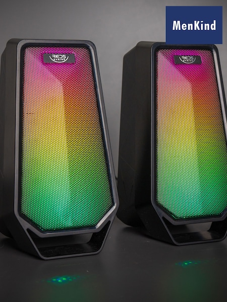 MenKind Black RED5 Z2 Radiant RGB Sound Experience Gaming Speakers (W06297) | £20