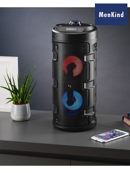 MenKind Black Red5 Typhoon 101 Speaker Dazzling Lights Remote Control (W06319) | £35