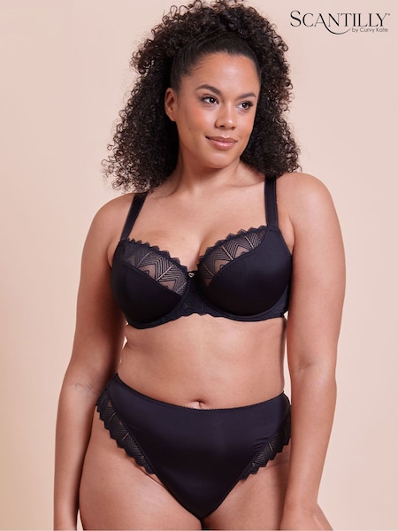 Curvy Kate Wild One Balcony Black Bra (W06343) | £29