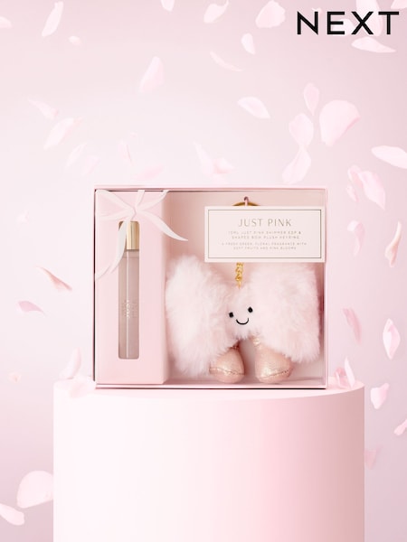 Pink - Just 10ml Perfume And Plush Bow Gift Set